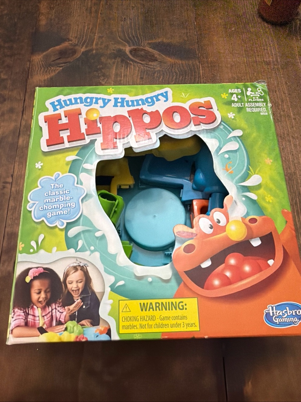 Hasbro Hungry Hungry Hippos Game - Blue, Green, Orange